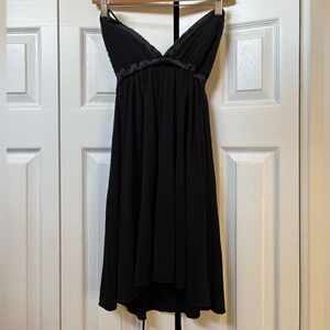 Wishes Wishes Wishes Black Babydoll Mini Dress, Size S